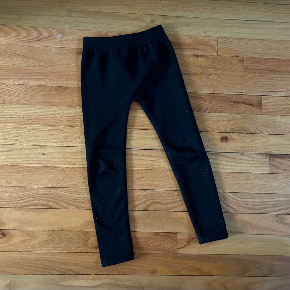 Star Ride black leggings in girls size 4/6x